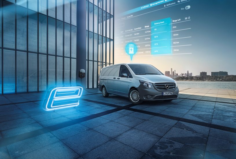 Maßgeschneiderte Konnektivitätsdienste für Elektrofahrzeuge: Mercedes-Benz eVito in Deutschland mit den Flottendiensten von Mercedes PRO connect verfügbarTailor-made connectivity services for electric vehicles: Mercedes-Benz eVito available in German