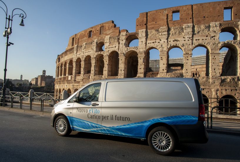 Mercedes eVito tre quarti posteriore 3
