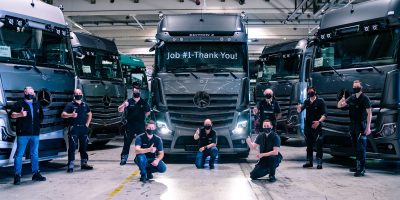 Mercedes-Benz Actros Edition 2. Pronto per il ritiro il primo dei 400 Highway Stars