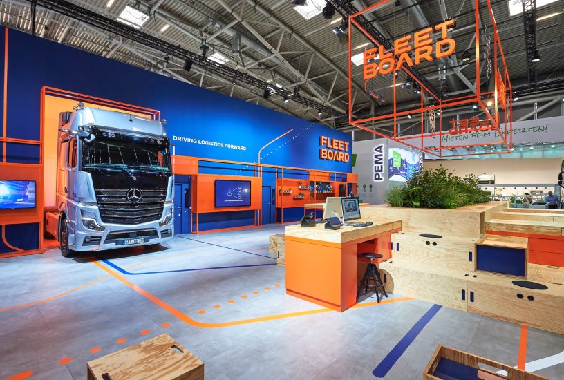 Erfolgreiche Weiterentwicklung der Digitalmarke:  Transport Logistic München: Fleetboard steht für die Zukunft der vernetzten LogistikSuccessful advancement of the digital brand: Transport Logistic Munich: Fleetboard stands for the future of connected