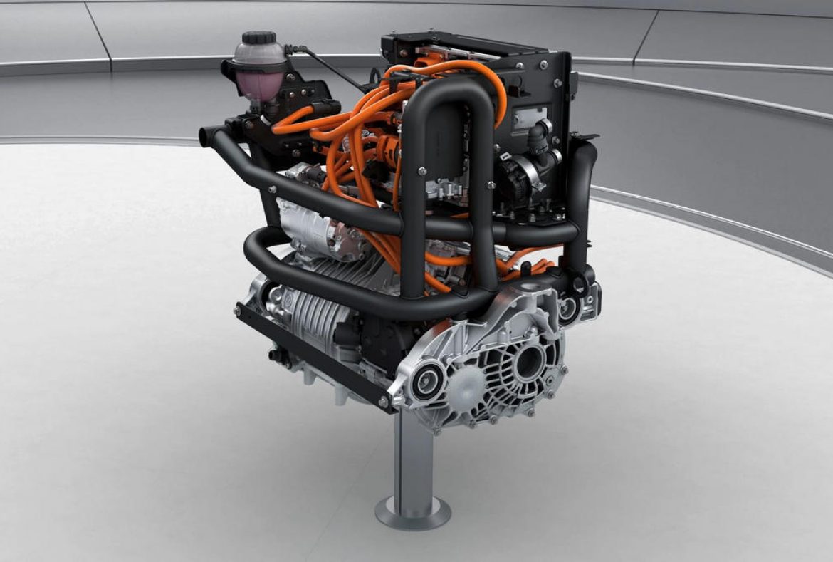 Motore elettrico del eVito Tourer Elettrico con potenza massima di 150 kW (204 CV)