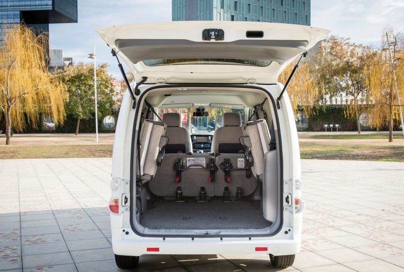 Nissan world premiere of new longer range e-NV200 van