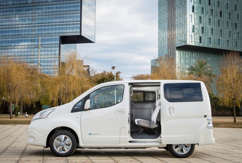 Nissan world premiere of new longer range e-NV200 van