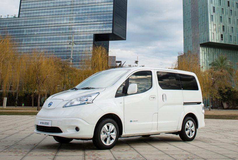 Nissan world premiere of new longer range e-NV200 van