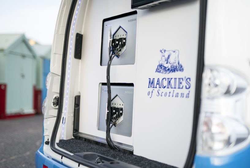 Nissan e-NV200 gelati dettaglio