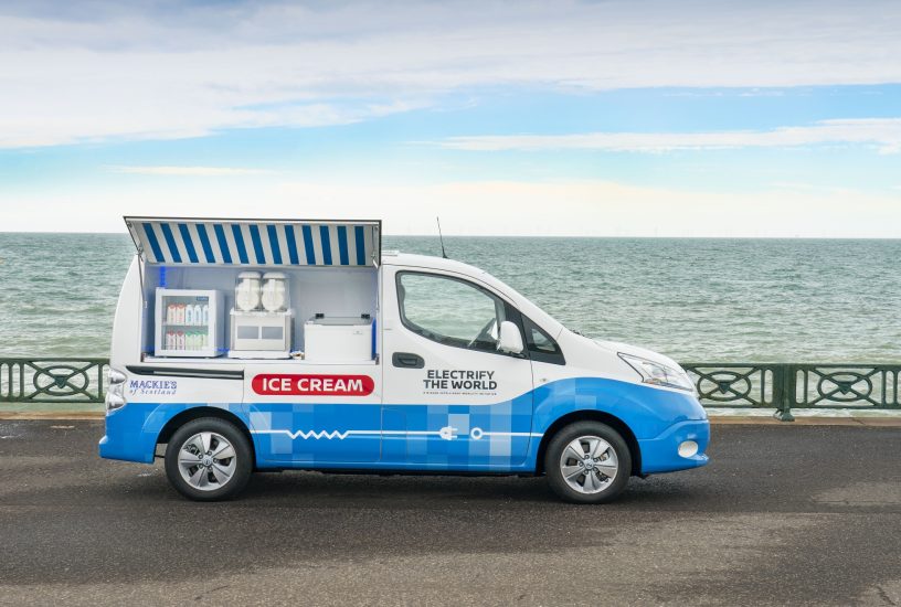 Nissan e-NV200 gelati profilo 2