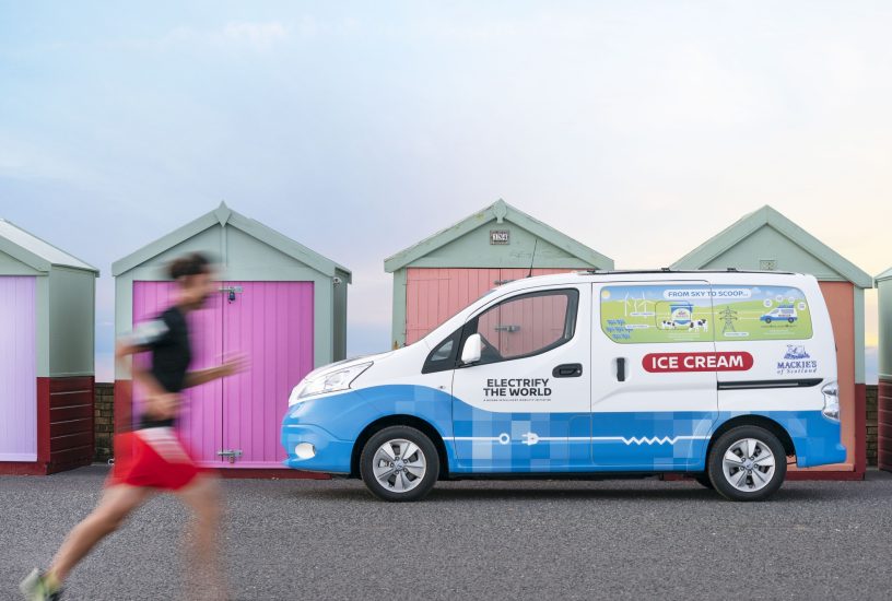 Nissan e-NV200 gelati profilo