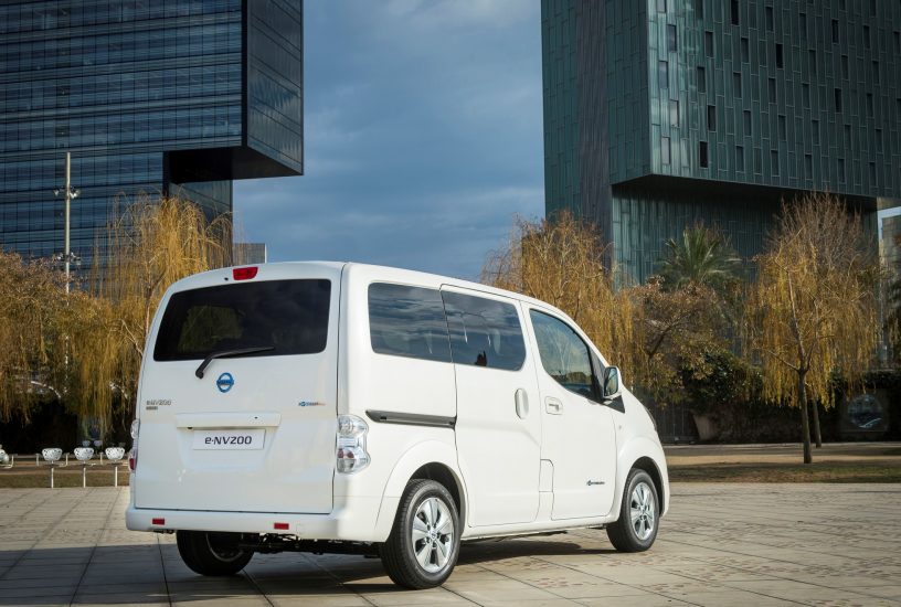 Nissan world premiere of new longer range e-NV200 van