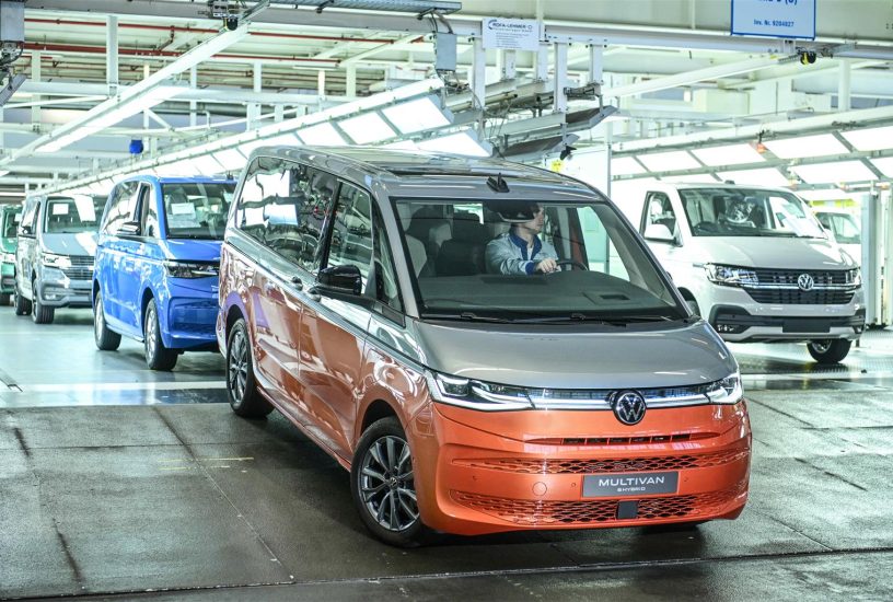 Il Nuovo Multivan Volkswagen dallo stabilimento di Hannover