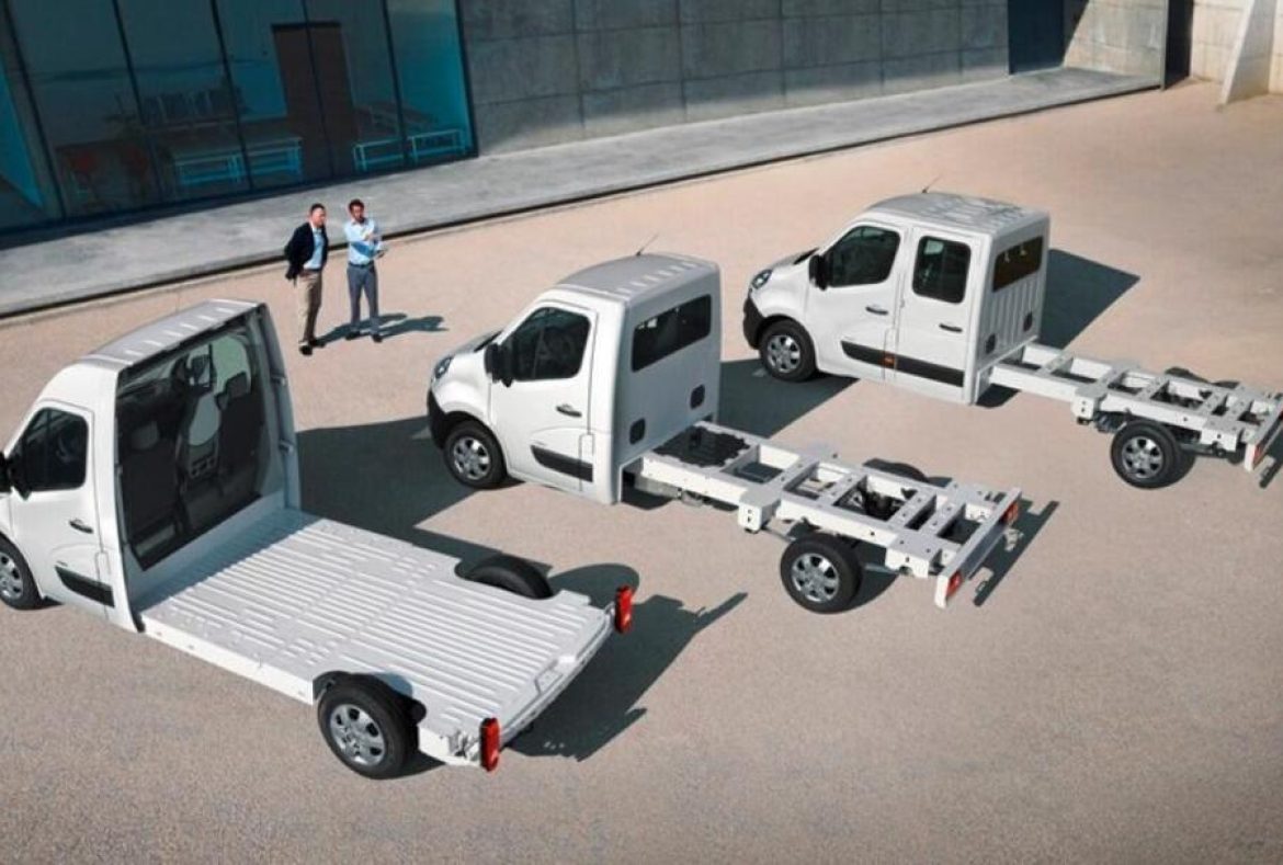 Opel Movano, gamma telaio