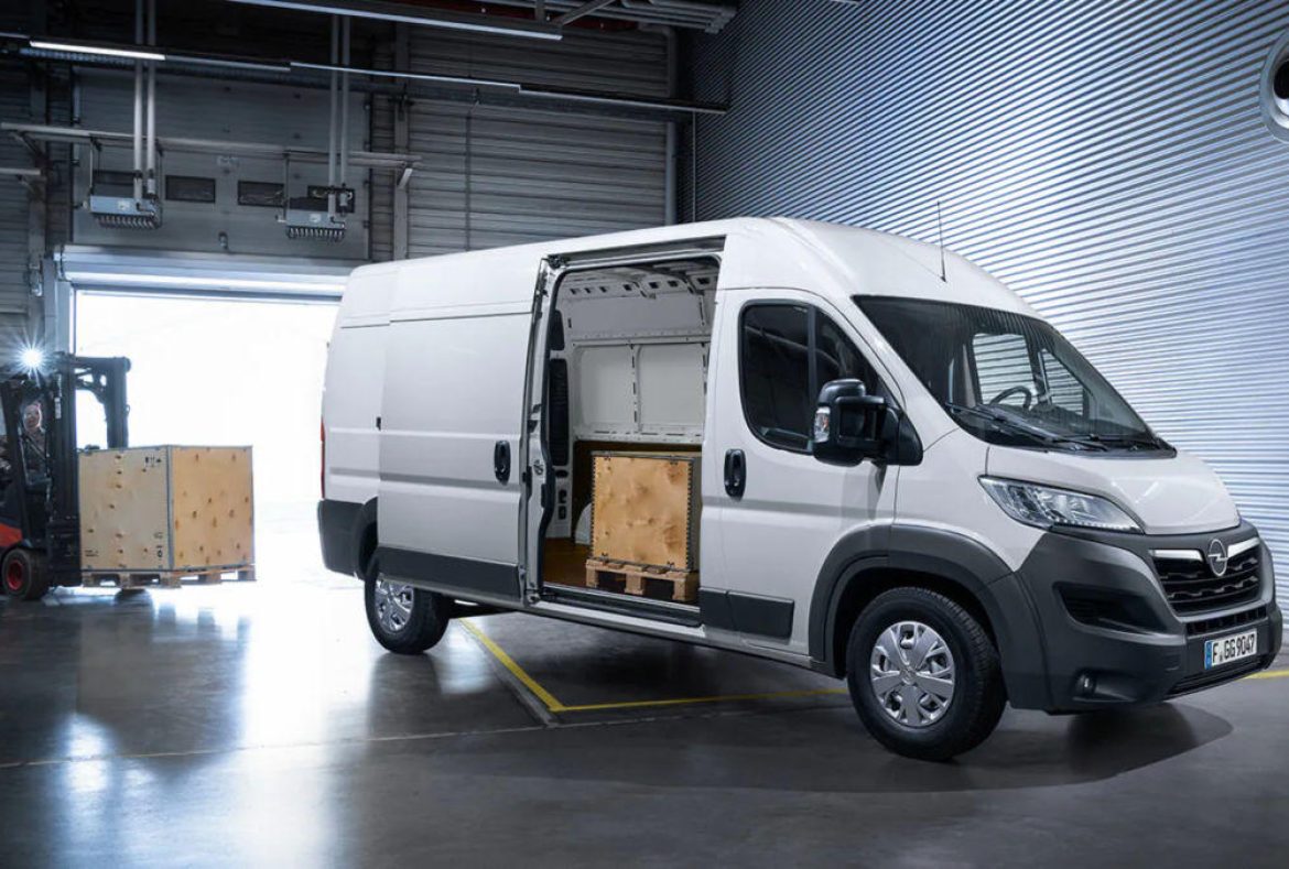 Opel Movano laterale, area di carico