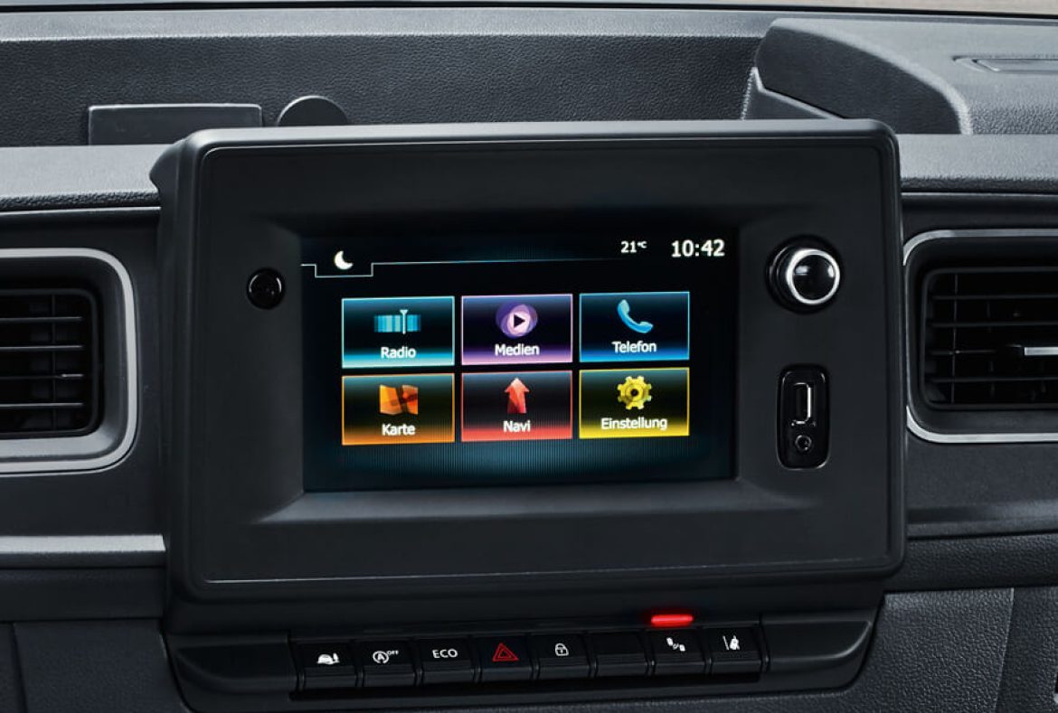 Opel Movano, navigatore