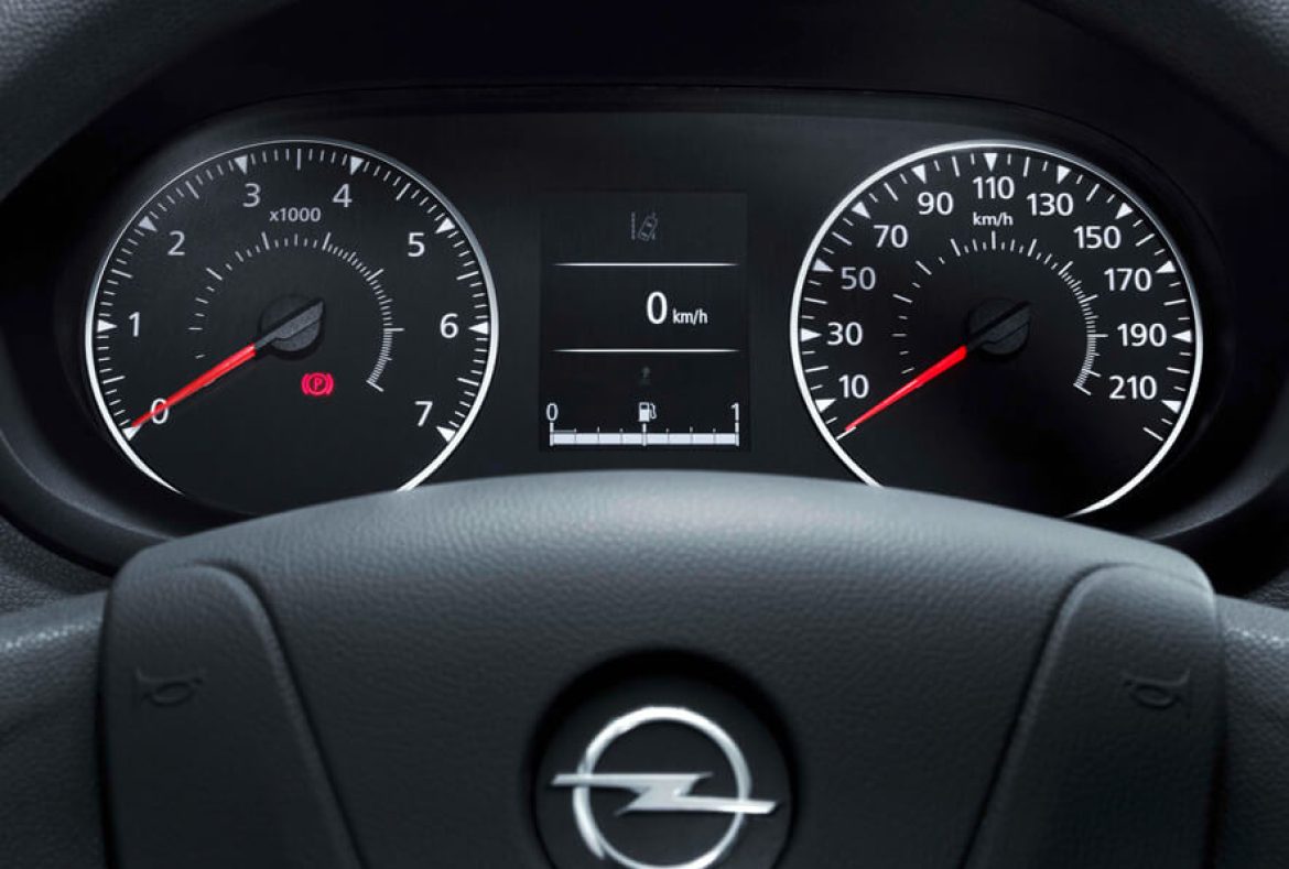 Opel Movano, quadro comandi