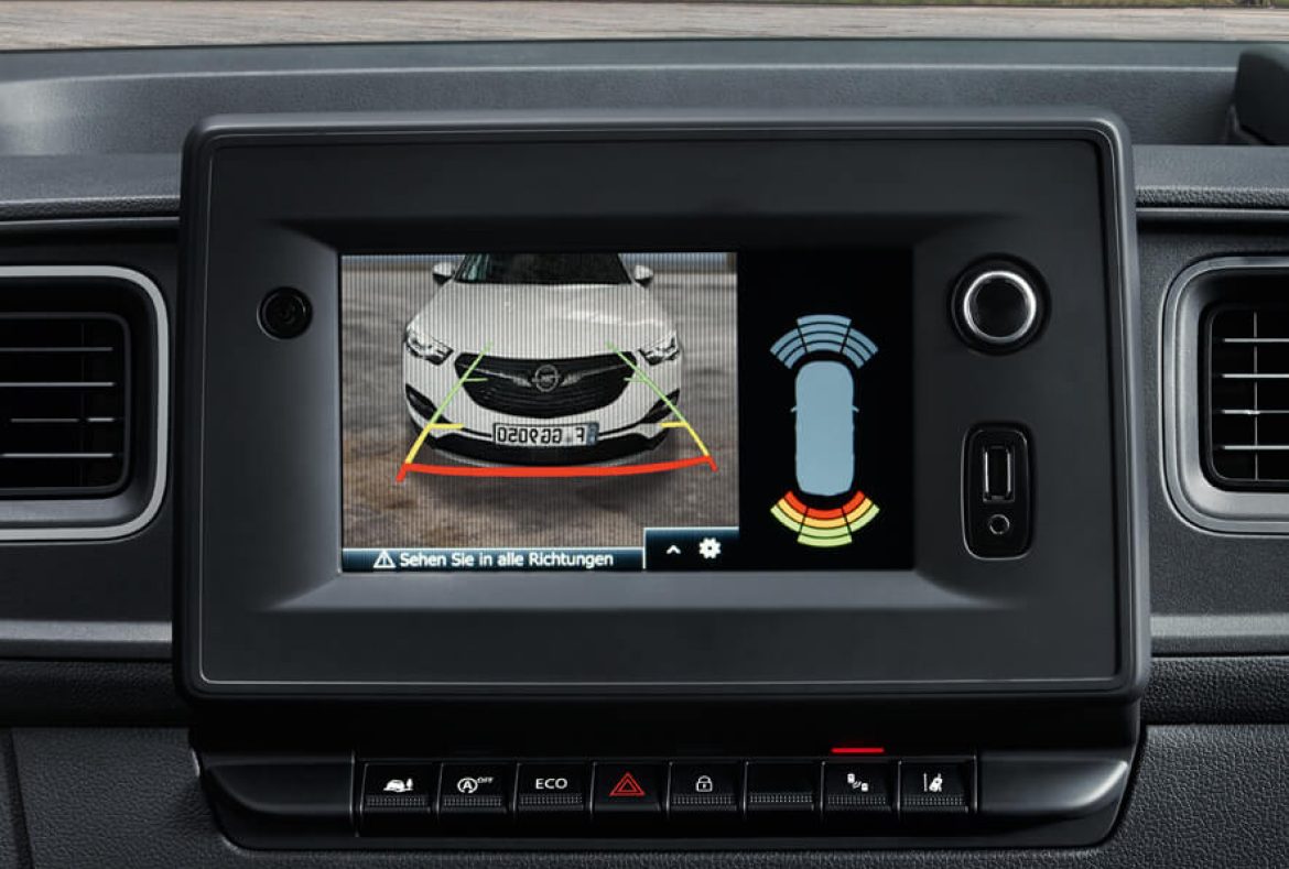 Opel Movano, telecamera retrovisore