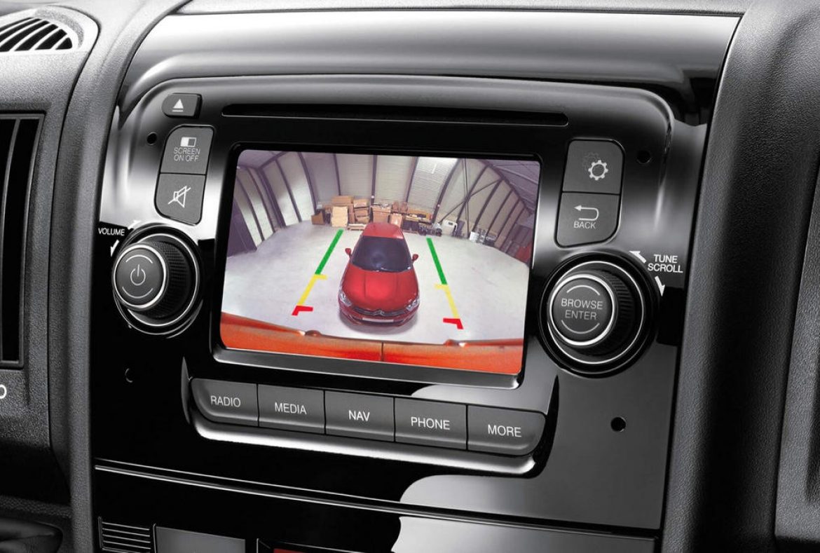 Opel Movano, vista telecamera posteriore