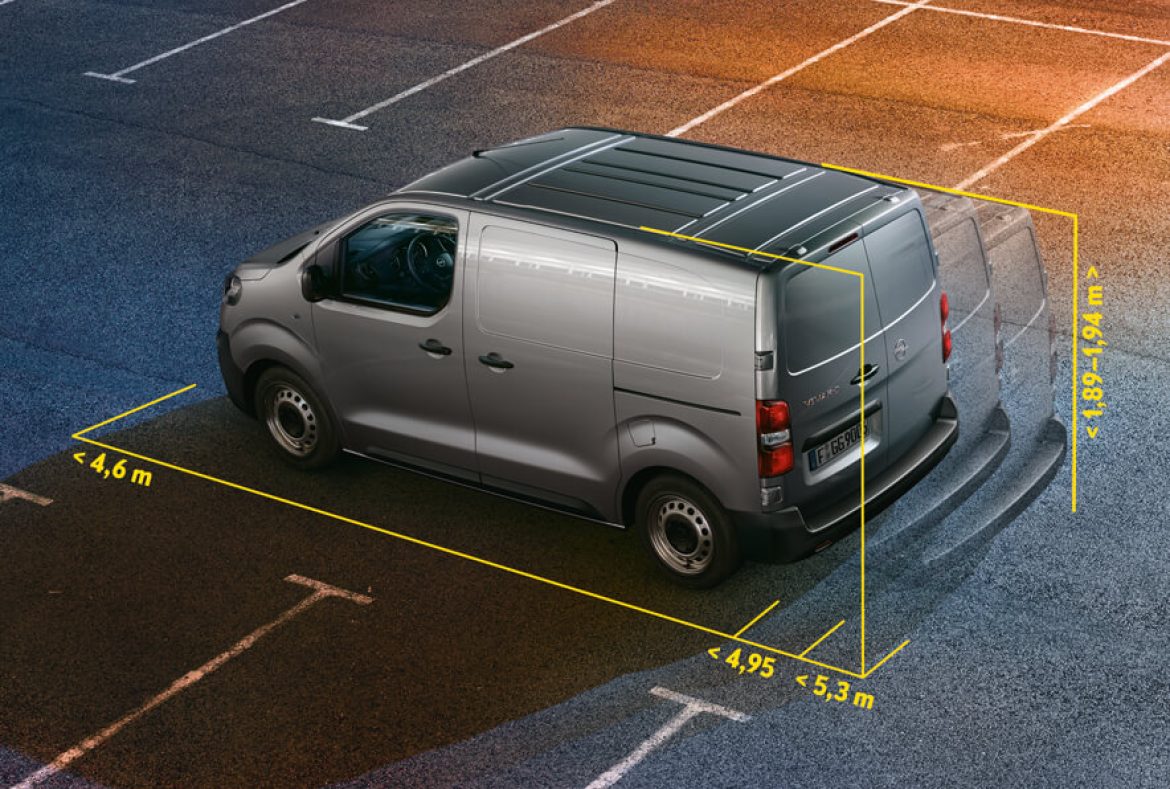 Opel Vivaro Furgone, dimensioni