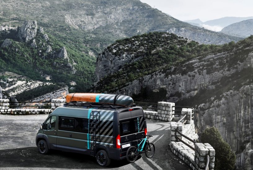 Peugeot Boxer 4x4 Concept vista dall'alto