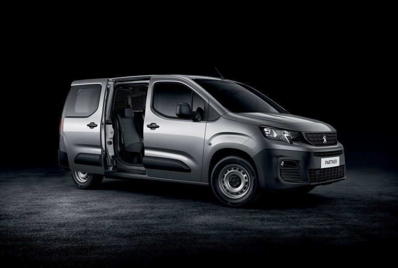 Peugeot Partner porte posteriori aperte