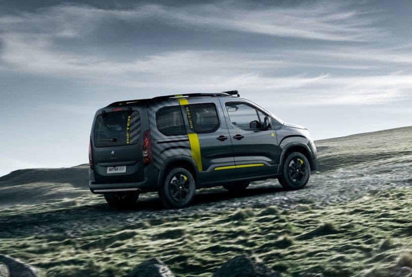 Peugeot Rifter 4x4 Concept tre quarti posteriore