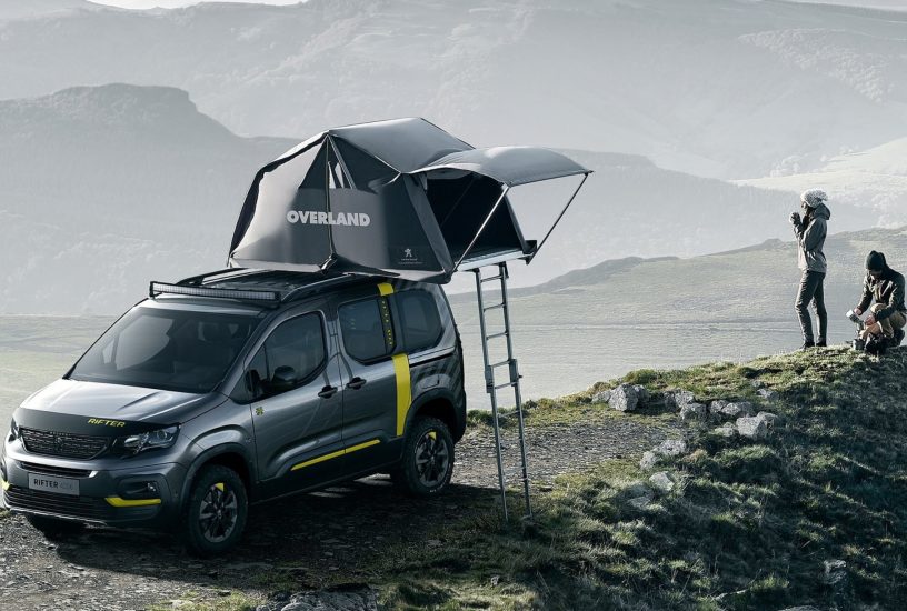 Peugeot Rifter 4x4 Concept vista dall'alto