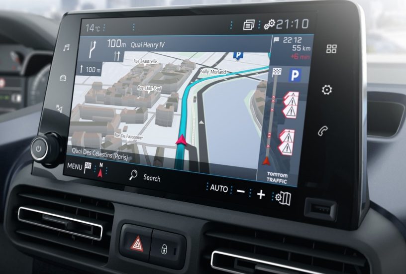 Peugeot Rifter touchscreen