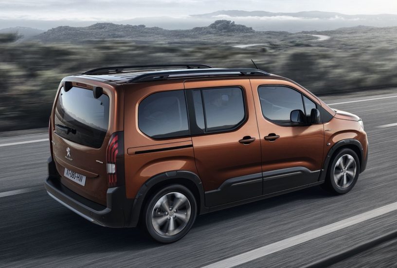 Peugeot Rifter vista dall'alto