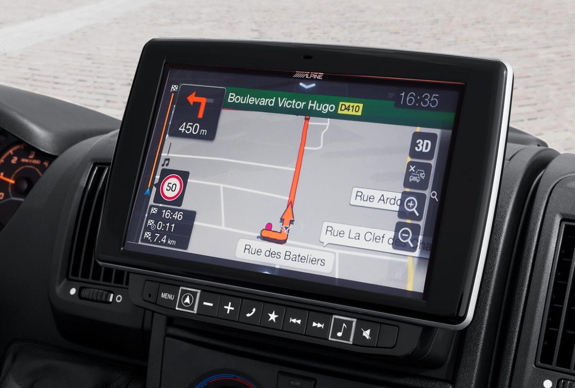 Navigatore del Peugeot eBoxer Furgone elettrico -03