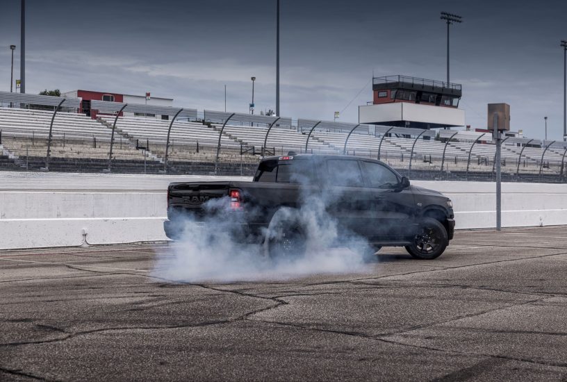 2026 Ram 1500 Black Express with HEMI® V-8 burnout