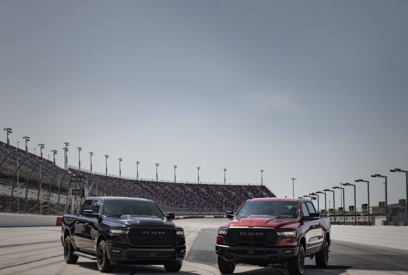 Group shot of Ram Rebel and Ram 1500 Black Express