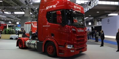 Scania a Transpotec Logitec 2019