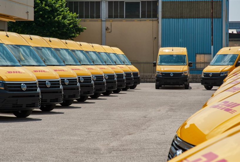 550 VW Crafter ed e-Crafterper per DHL Express