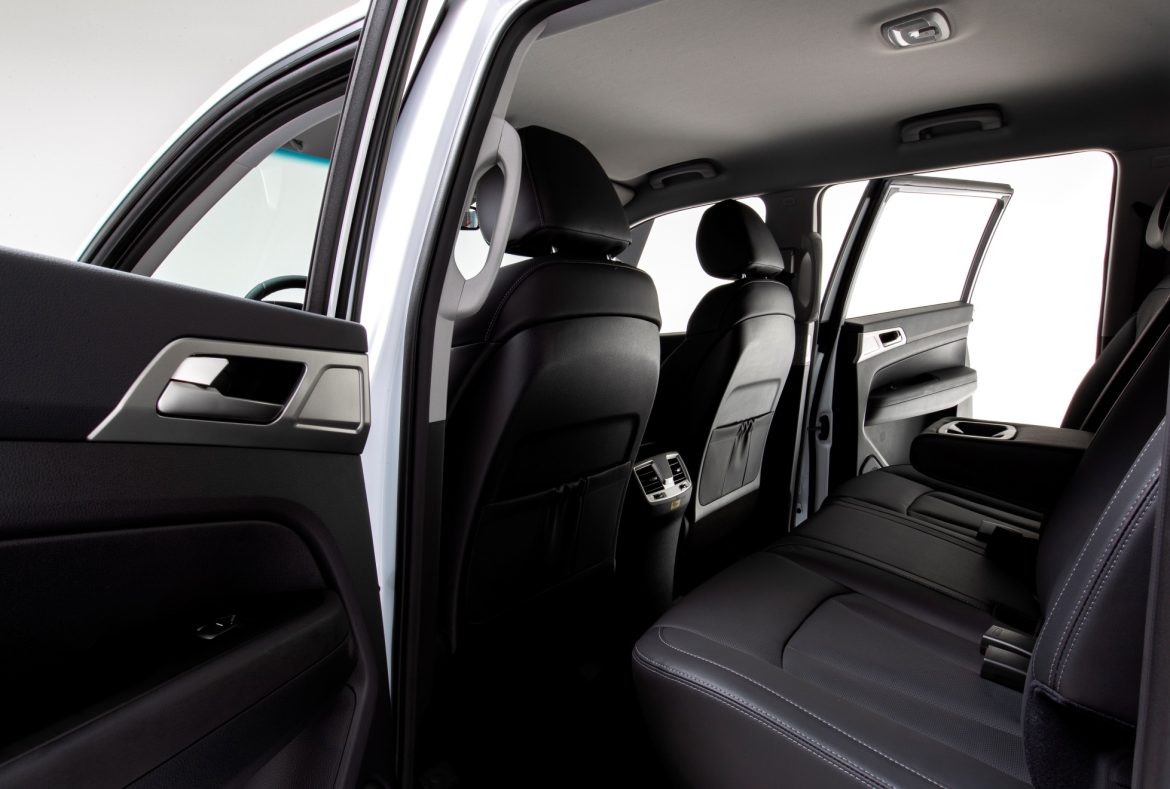 Ssangyong Rexton Sports pickup, interni posti posteriori