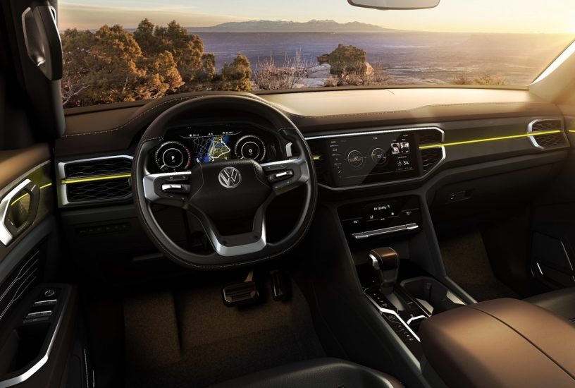 Volkswagen Atlas Tanoak Pickup Concept interni