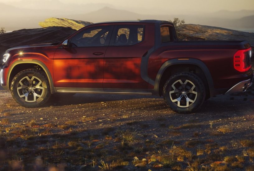 Volkswagen Atlas Tanoak Pickup Concept profilo
