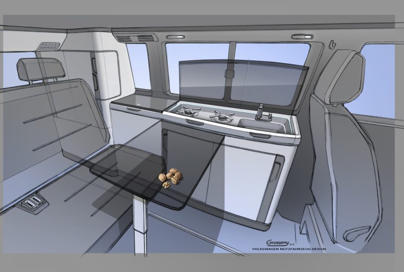 Volkswagen California 6.1 interni teaser