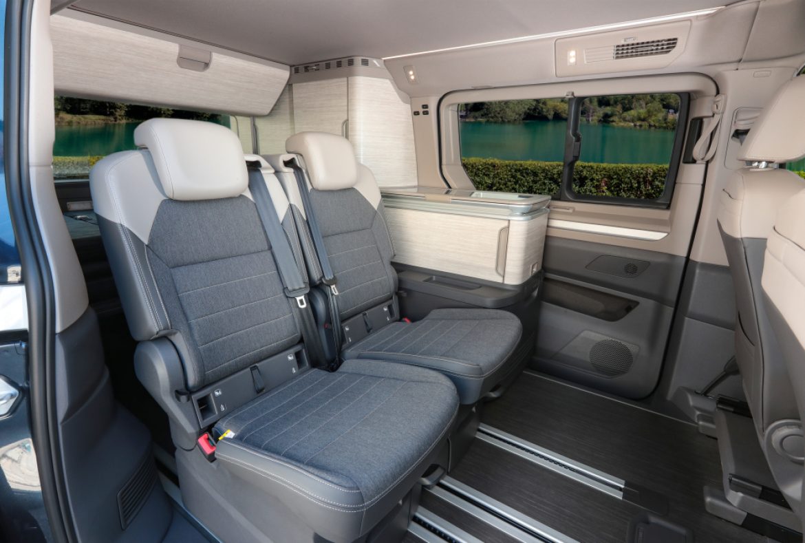 Volkswagen California T7 ocean 2024, interno sedili posteriori-30