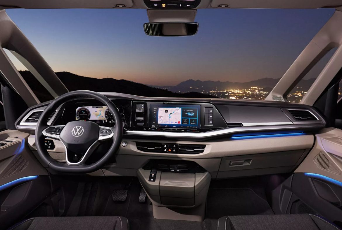 Volkswagen California T7 ocean 2024, plancia di guida-02