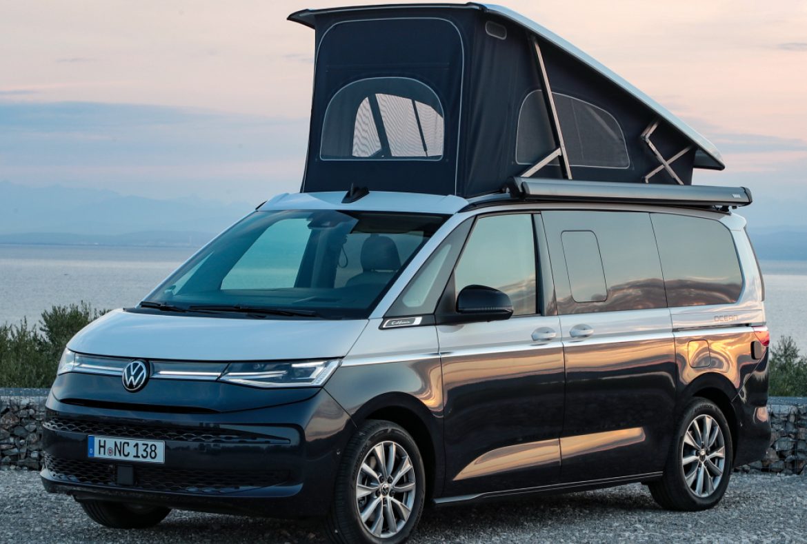 Volkswagen California T7 ocean 2024, tetto pop-to-13