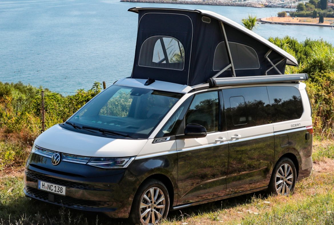 Volkswagen California T7 ocean 2024, tetto pop-to-16