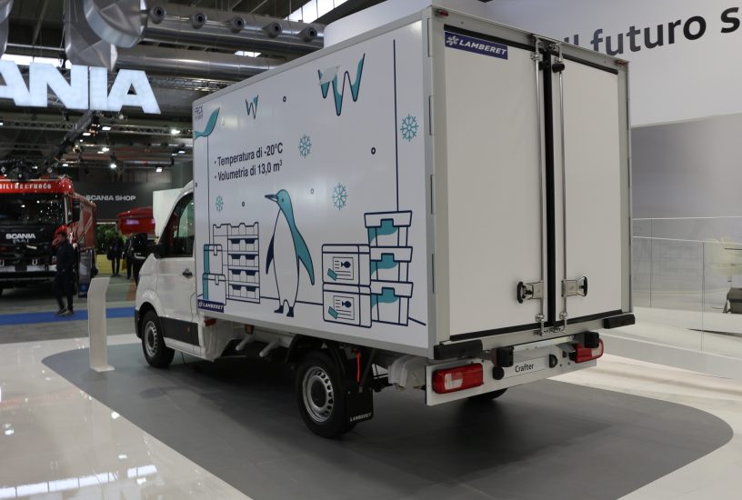 Volkswagen Crafter Lamberet Transpotec 2019 tre quarti posteriore