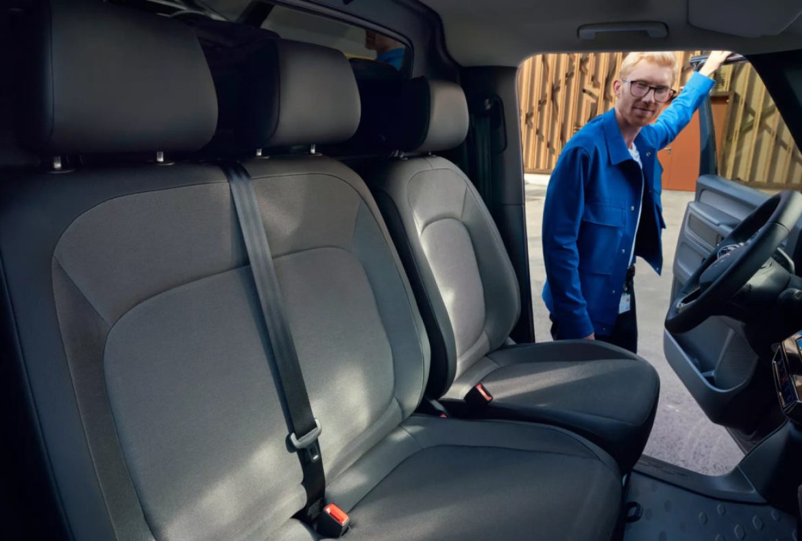 Volkswagen ID. Buzz Cargo ,interior,front,seats,bench,