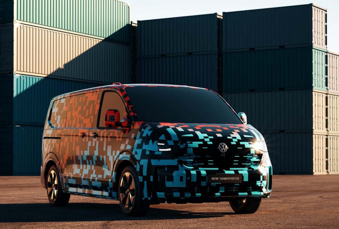 Volkswagen Transporter T7 2024, Tre quarti anteriore-12