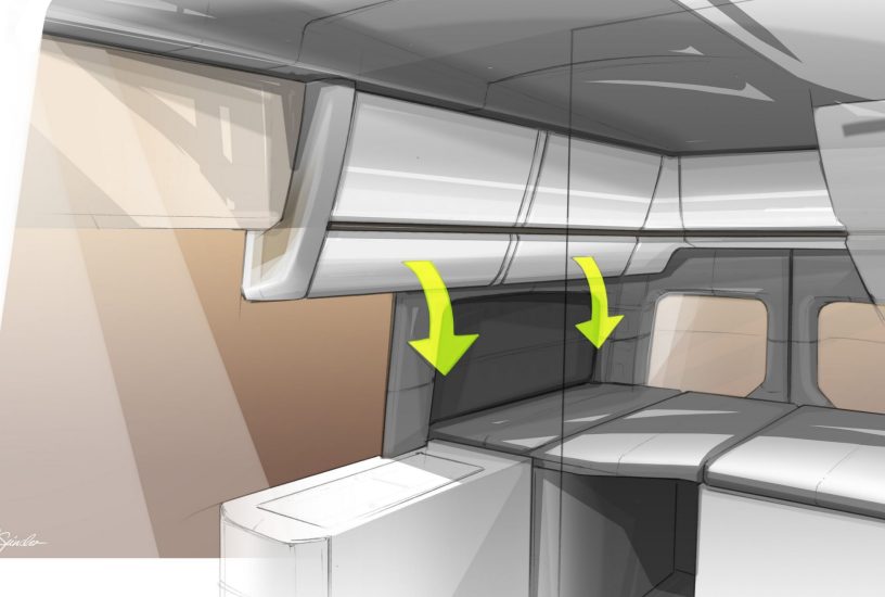 Volkswagen camper 2018 interni