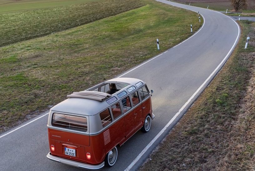 Volkswagen e-Bulli Concept vista dall'alto