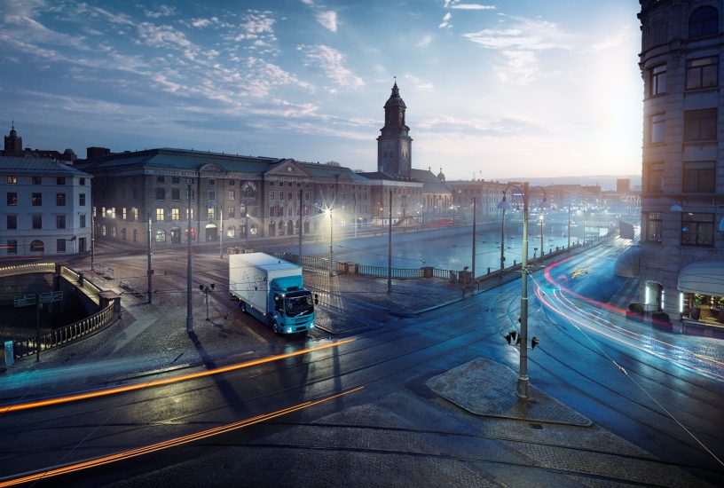 Volvo FL Electric vista dall'alto