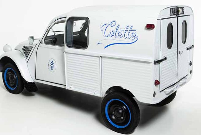 citroen 2cv fourgonette tre quarti posteriore
