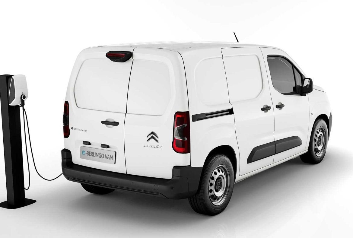 citroen e berlingo van tre quarti posteriore
