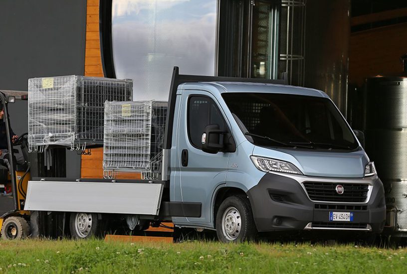 fiat ducato ribaltabile carico