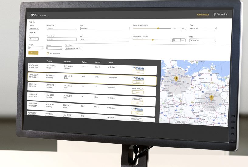FleetBoard nxtload: Meta-Suchmaschine über diese Disponenten im