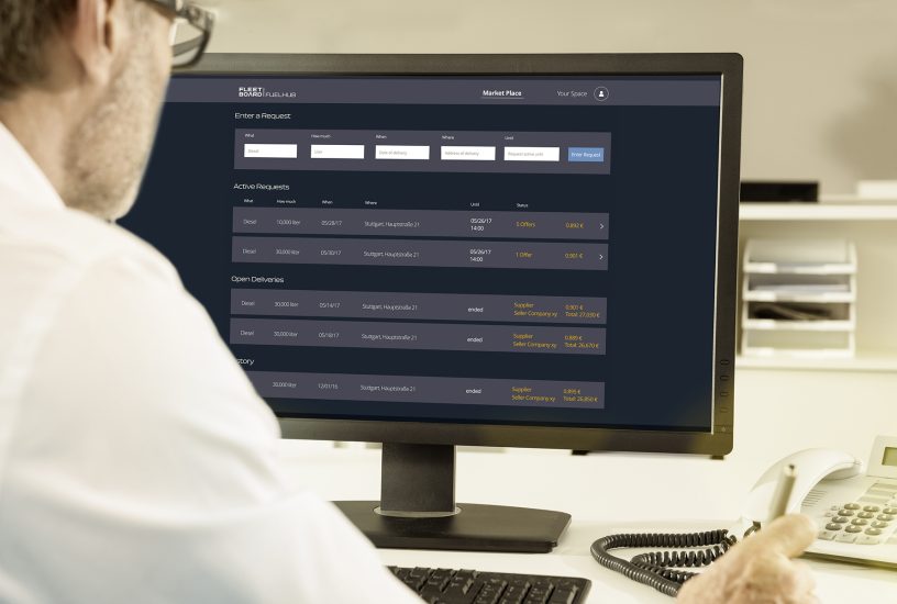 FleetBoard FuelHub: Digitaler Marktplatz zur Beschaffung von Tre